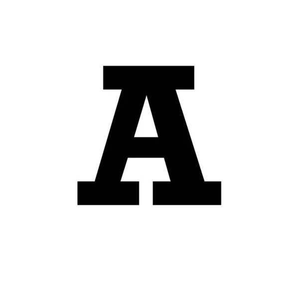 Letter Symbol Icon Vector Illustration — 스톡 벡터