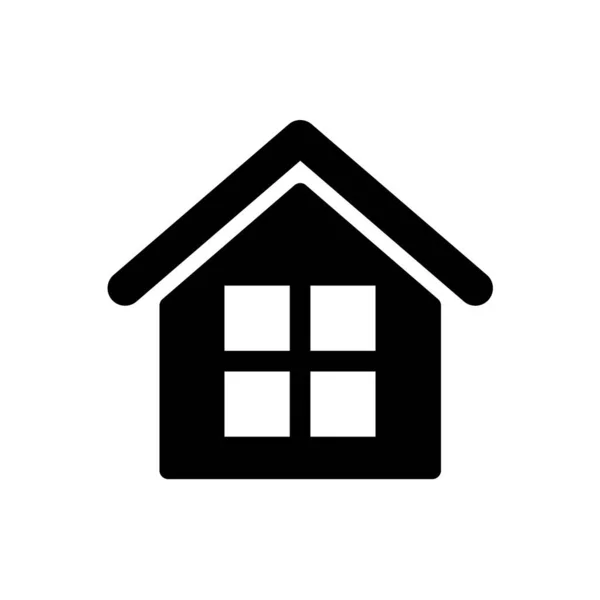 Real Estate Concept House Icon Vector Illustration — Stock Vector