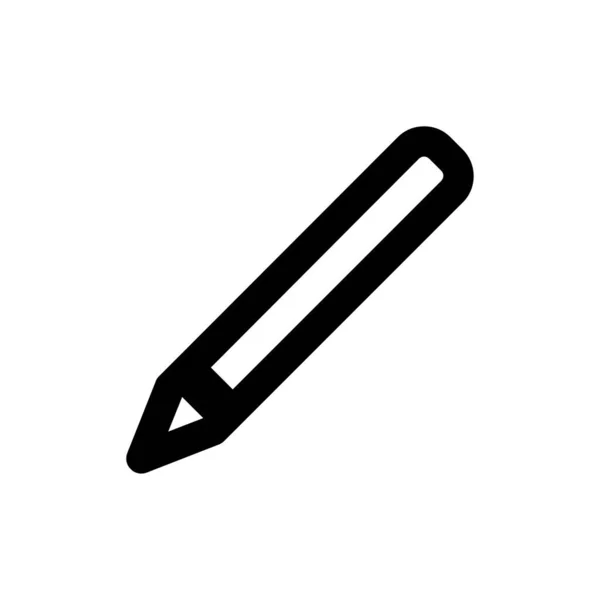 Pencil Icon Vector Illustration — Stock Vector