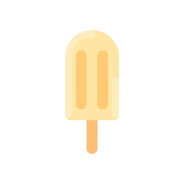 Popsicle Ice Cream Simple Icon Vector Illustration — Stock Vector
