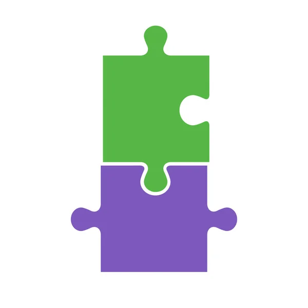 Puzzle Icon Jigsaw Vector Illustration Copy Space Background — стоковый вектор