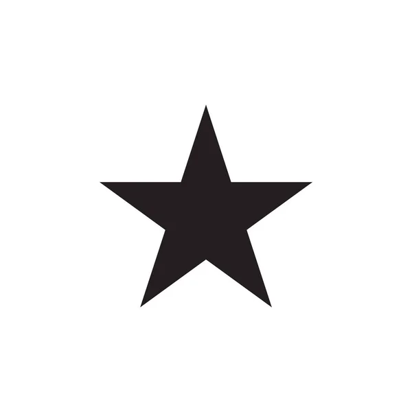 Goldene Stern Ikone Isoliert Auf Weiß — Stockvektor