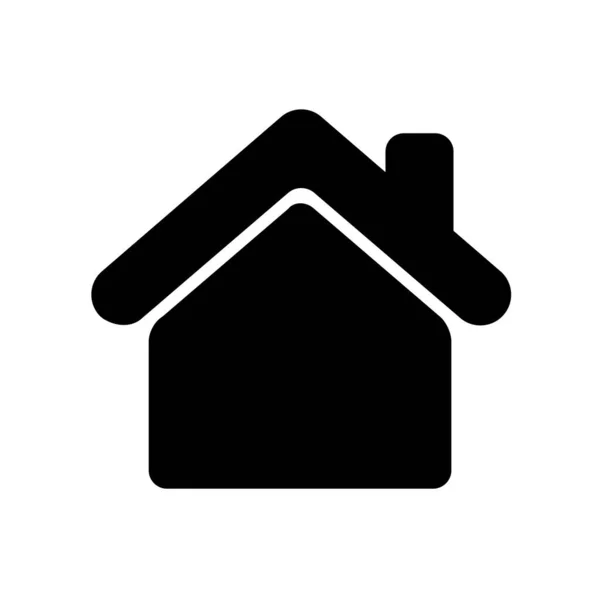 Real Estate Concept House Icon Vector Illustration —  Vetores de Stock