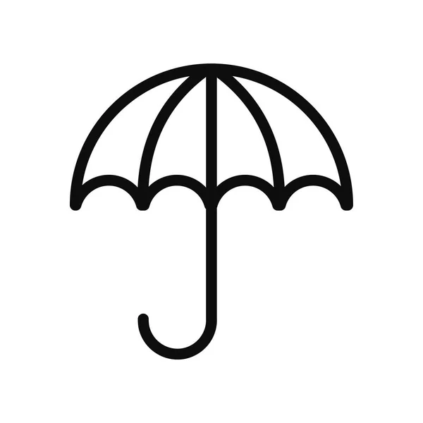 Umbrella Logo Icon Vector Illustration — стоковый вектор