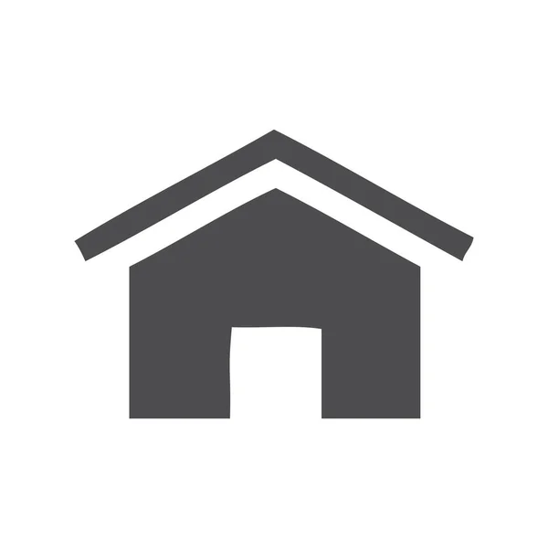 Real Estate Concept House Icon Vector Illustration — Image vectorielle