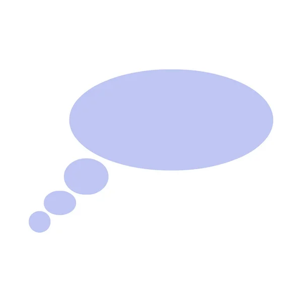 Stylized Speech Bubble Icon Vector Illustration — Stockvektor