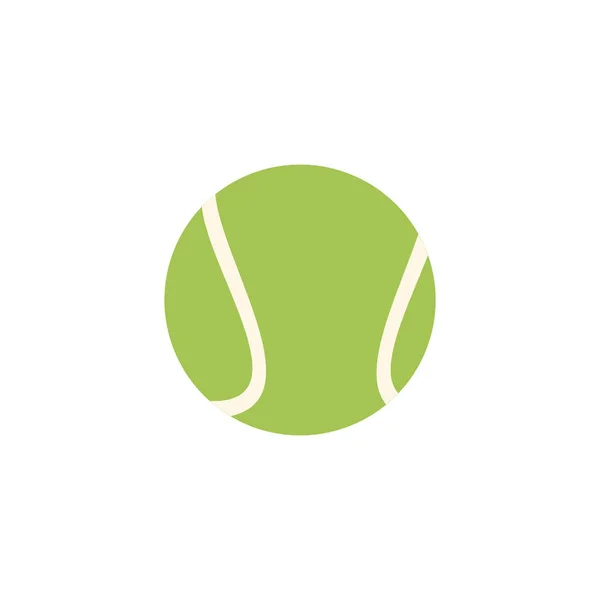 Tennis Ball Icon Vector Illustration — Stock Vector