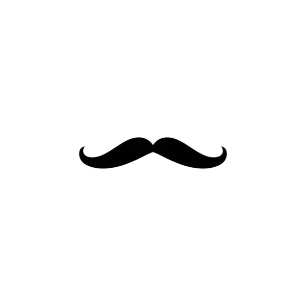 Mustache Icon Vector Flat Style Illustration Ilustrações De Stock Royalty-Free