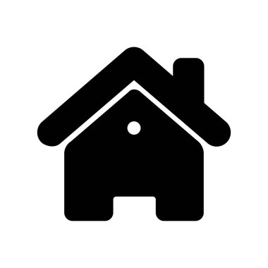 Emlak konsepti ev simgesi, vektör illüstrasyonu