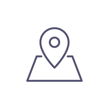 gps navigasyon pin vektör çizimi