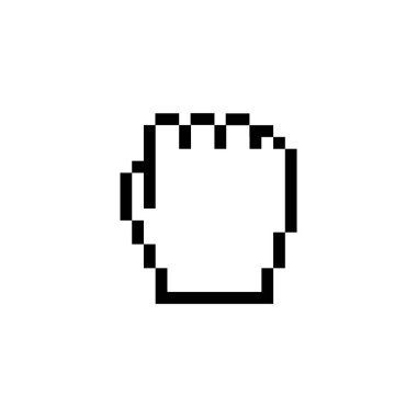 bilgisayar UI işaretleyici simgesi, vektör illüstrasyonu