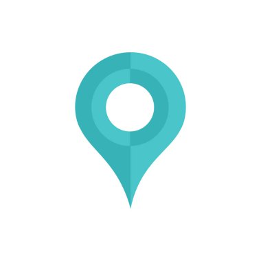 gps navigasyon pin vektör çizimi