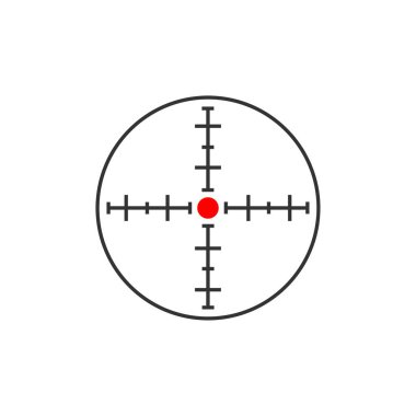 Abstract vector color target icon