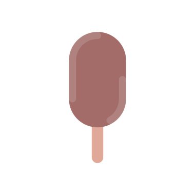 popsicle ice cream simple icon, vector illustration
