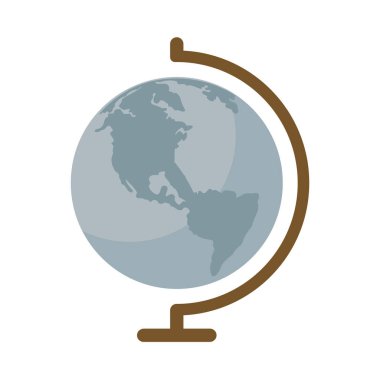 dünya haritası simgesi, vektör resimleme arkaplanı