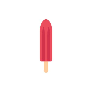 popsicle ice cream simple icon, vector illustration