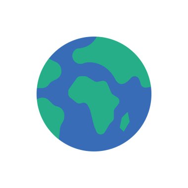 dünya haritası simgesi, vektör resimleme arkaplanı