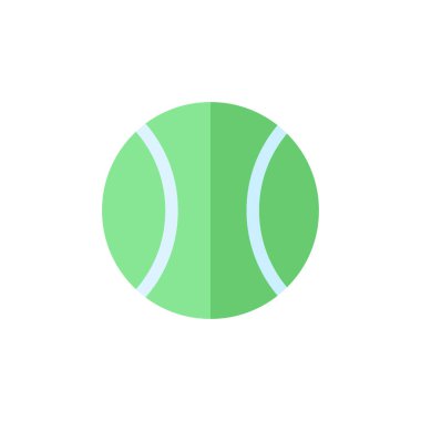 Tenis topu simgesi, vektör illüstrasyonu