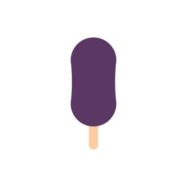 popsicle ice cream simple icon, vector illustration