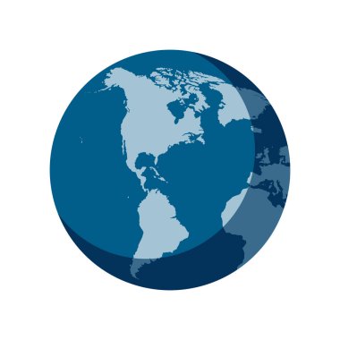 dünya haritası simgesi, vektör resimleme arkaplanı