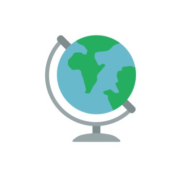 dünya haritası simgesi, vektör resimleme arkaplanı