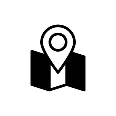 gps navigasyon pin vektör çizimi