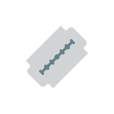 ustura basit simgesi, vektör çizim