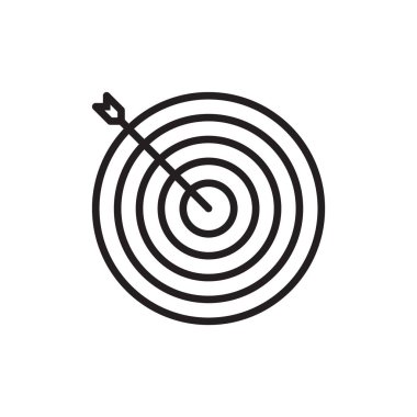 Abstract vector color target icon