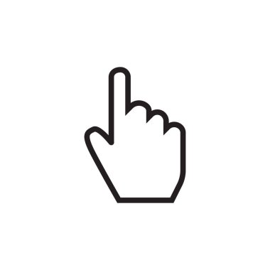 bilgisayar UI işaretleyici simgesi, vektör illüstrasyonu