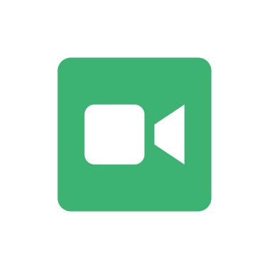 video kamera simgesi, vektör illüstrasyonu 