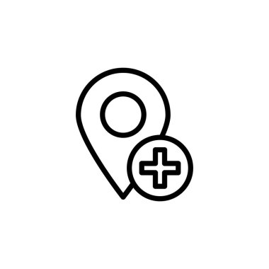 PIN web simge vektör çizim 