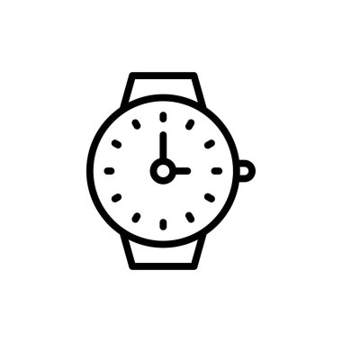 wristwatch icon simple vector illustration