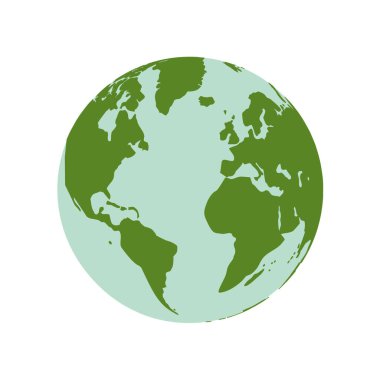 dünya haritası simgesi, vektör resimleme arkaplanı