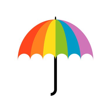 umbrella logo icon. vector illustration.