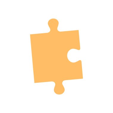 Yapboz simgesi, yapboz vektör çizimi ve alan arkaplanını kopyala