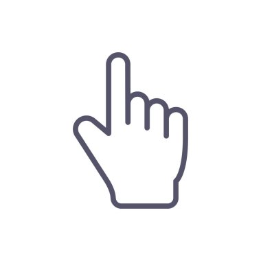 bilgisayar UI işaretleyici simgesi, vektör illüstrasyonu