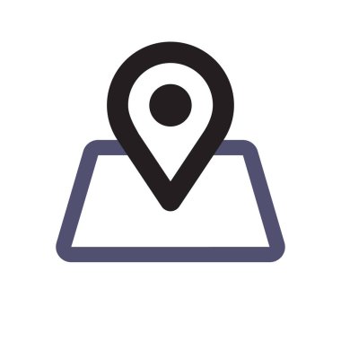 gps navigasyon pin vektör çizimi