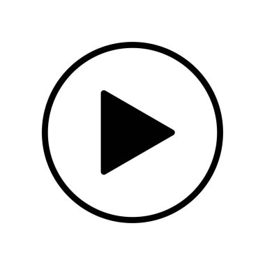 Oynatma düğmesi vektör çizimi