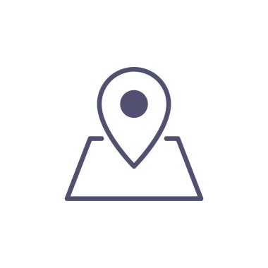 gps navigasyon pin vektör çizimi