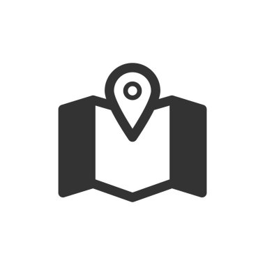 gps navigasyon pin vektör çizimi