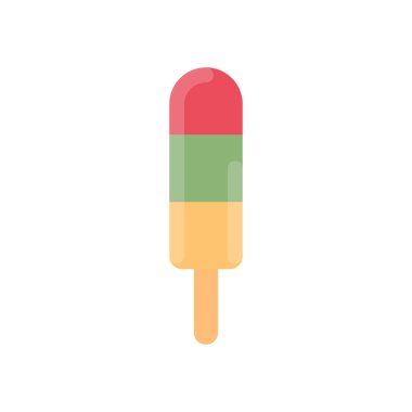 popsicle ice cream simple icon, vector illustration