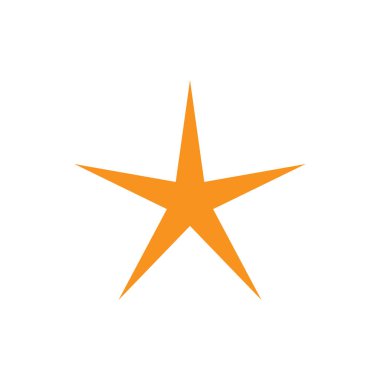 yıldız simgesinin renk vektör illüstrasyonu