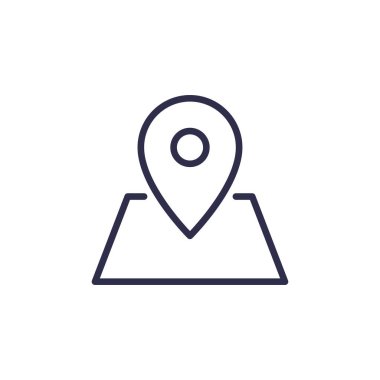 gps navigasyon pin vektör çizimi