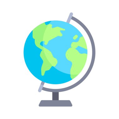 dünya haritası simgesi, vektör resimleme arkaplanı