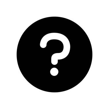 soru işareti vektör illüstrasyonu, kopyalama alanı