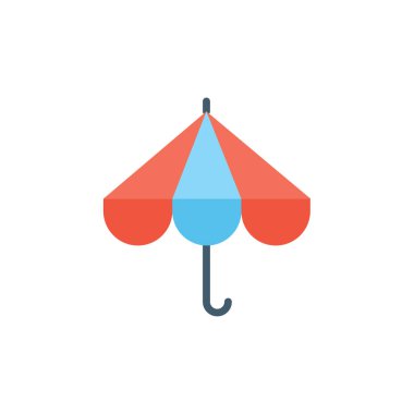 umbrella logo icon. vector illustration.