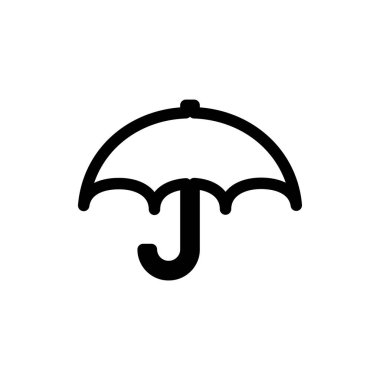 umbrella logo icon. vector illustration.