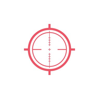 Abstract vector color target icon