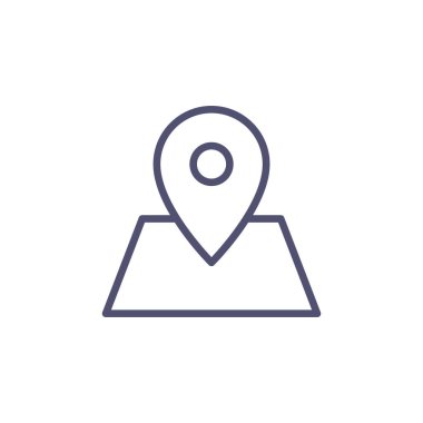 gps navigasyon pin vektör çizimi