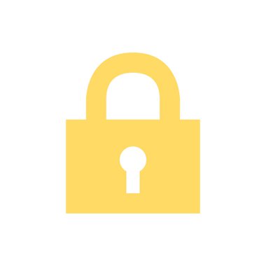 lock. web icon simple design vector illustration
